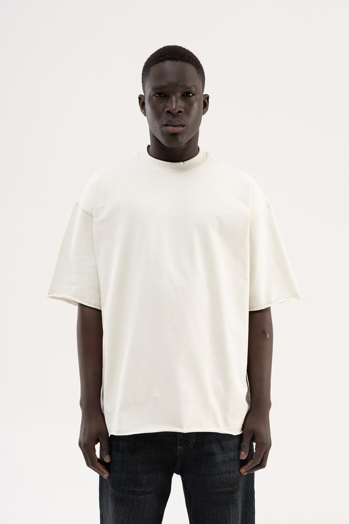 Men's Oversized T-shirt with 'Machinist' Print – Grey S