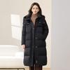 Snow Flying Women's Long Straight Warm Goose Down Jacket X40143216F