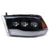 Dodge Ram LED Lens Headlight with Sequential Turn Signal for Older Models