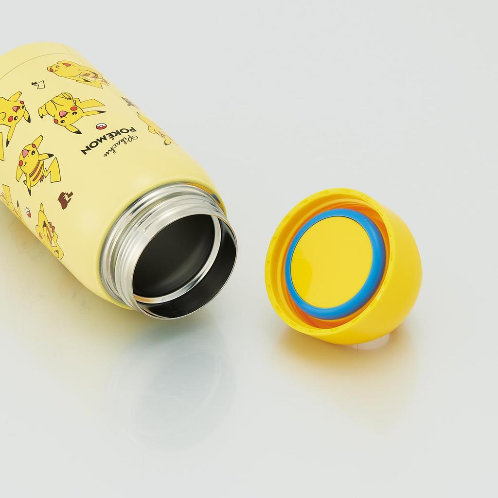 Skater Direct Drinking Stainless Steel Mug Bottle Water Bottle 350ml Pokemon Pikachu Insulated/Cold SMC3-A