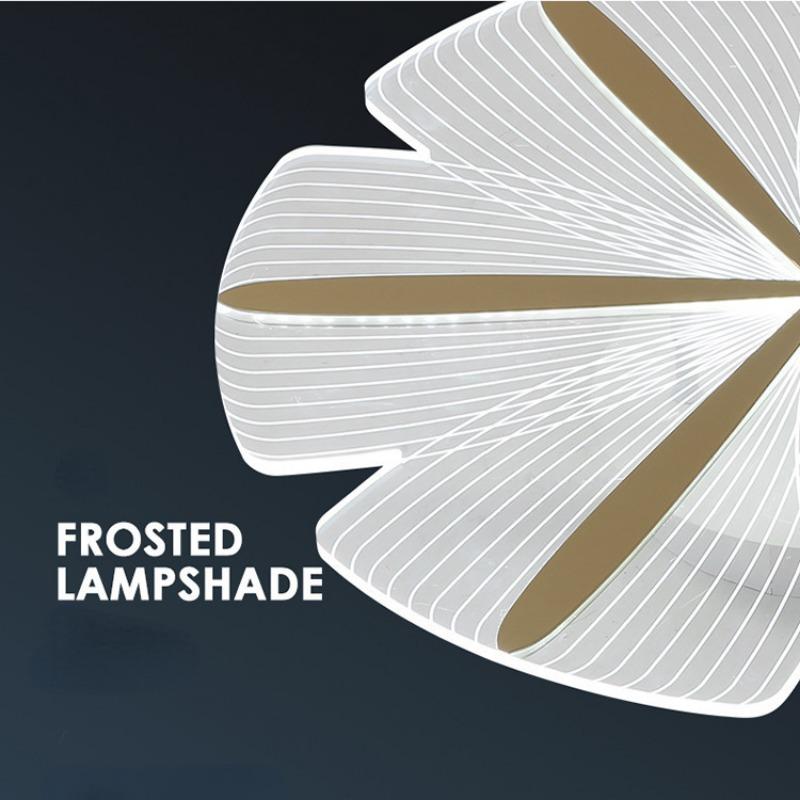 Acrylic Petal Lamp LED Modern Simple Ceiling Lamp Personality Creative Bedroom Lamp Children's Princess Room Light