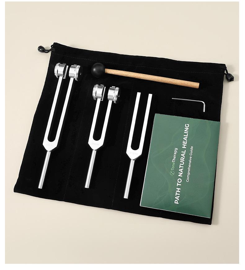 Aluminum Alloy Tuning Fork - Sleep Aid, Yoga, Ear Cleaning, Rattle