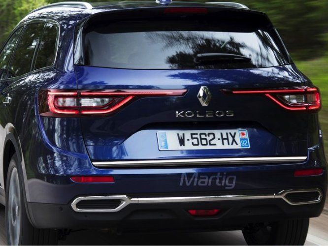 Renault KOLEOS II 16- CHROME STRIP Trunk Lid