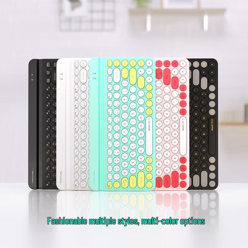 Беспроводная Bluetooth тихая мини-клавиатура A4Tech FBK30 с 86 клавишами