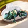 3D Хамелеон Ящерица Силиконовая Форма Сделай Сам Ручной Работы Рептилия Кристалл Эпоксидная Смола Гипс Ремесло Литьевые Формы Домашний Декор