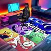 Custom Name Personalized Game Rainbow Friends Print Carpet, Versatile Home Decor Rug, for Playroom, Apartment, Balcony, Entryway, Hallway Gift