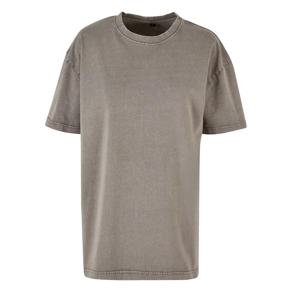 Build Your Brand Womens/Ladies Acid Wash Oversized T-Shirt