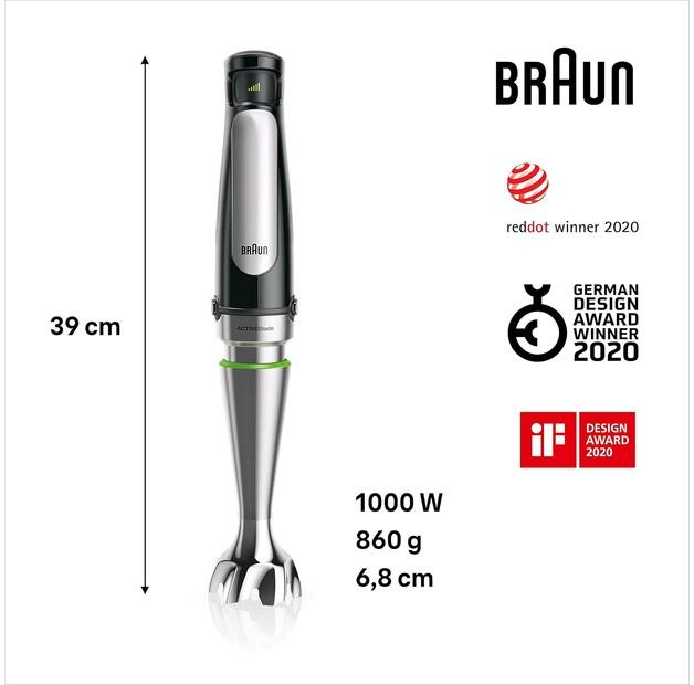 Immersion Blender Braun MQ 7035X MultiQuick 7 with Attachments
