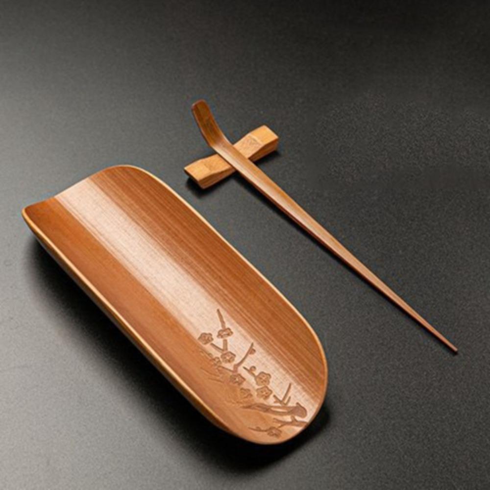 Китайский бамбуковый чайный набор ложек традиционный чайный совок кофейные принадлежности скребок для чая магазин чая