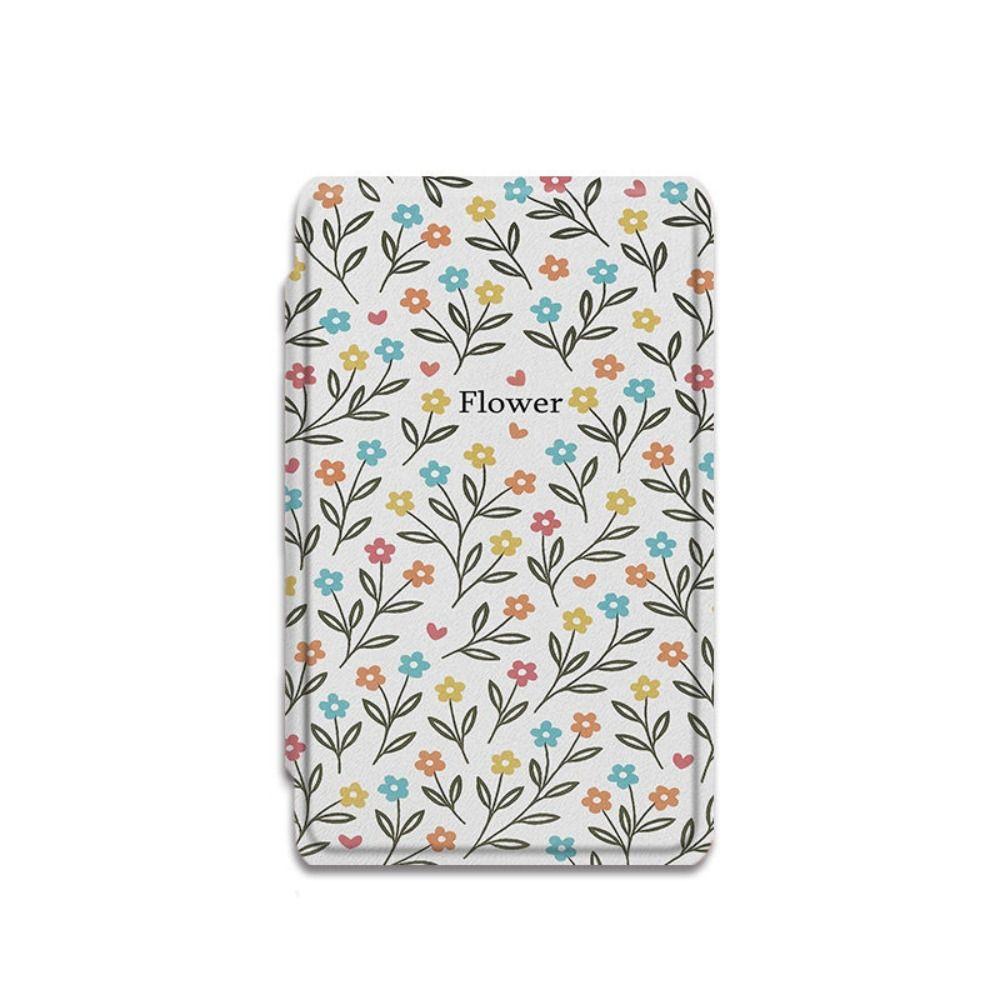 Anti-fall Protective Cover Floral Pattern Folio Shell Premium Magnetic Case for XTEINK X4/X3