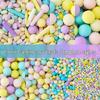 Интернет-знаменитость Макаронный цвет Смешанные Сахарные Бусины для Украшения Торта на День Рождения