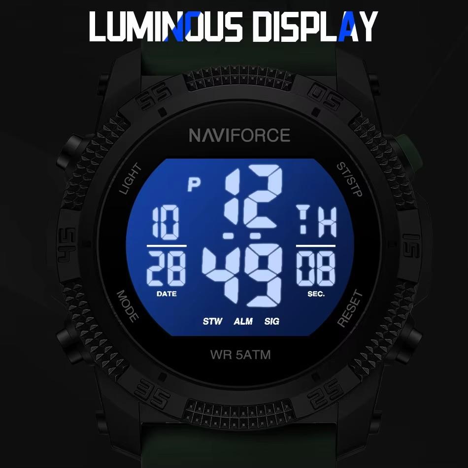 7104 NF7104 Digital Watches Waterproof Original Electronic Male Clock Reloj Sport Chronograph Man Wristwatch for Men
