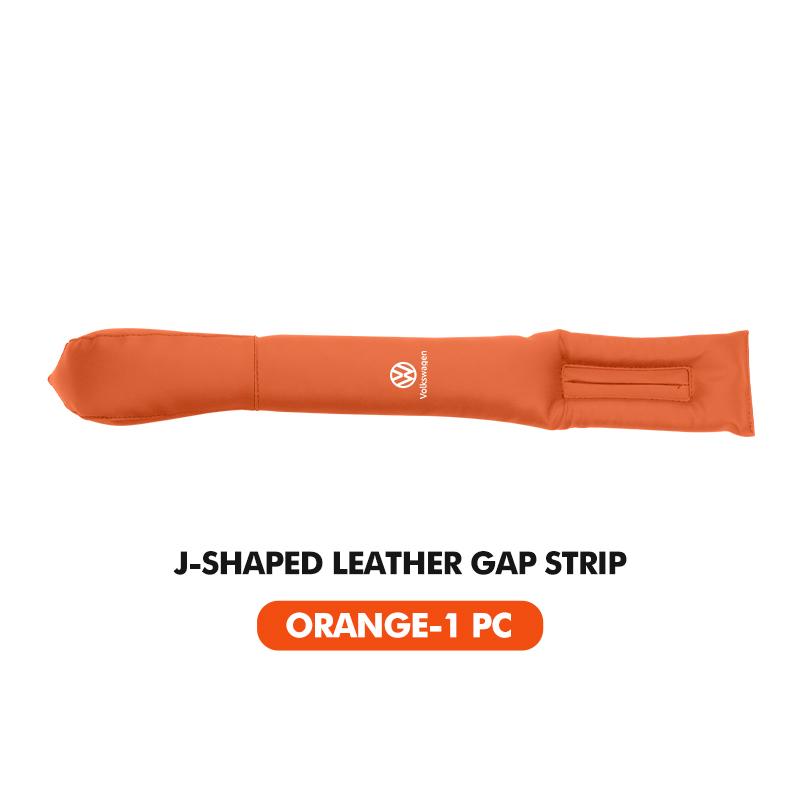 J-shaped Leather Car Seat Gap Filler Anti-drop Seat Seam Strip For Volkswagen VW Polo Jetta Sagitar Magotan Passat B5 B6 B7 CC ze8