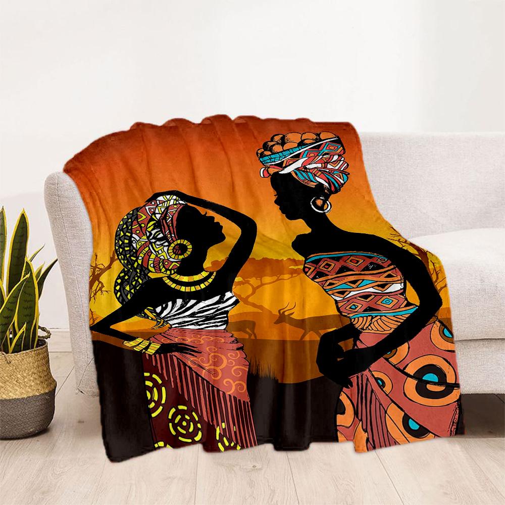 African Style Blanket Ultra-Soft Suitable for Bedding Office Chair Chair Four Seasons Universal Modern Style Gifts For Family Or Friends