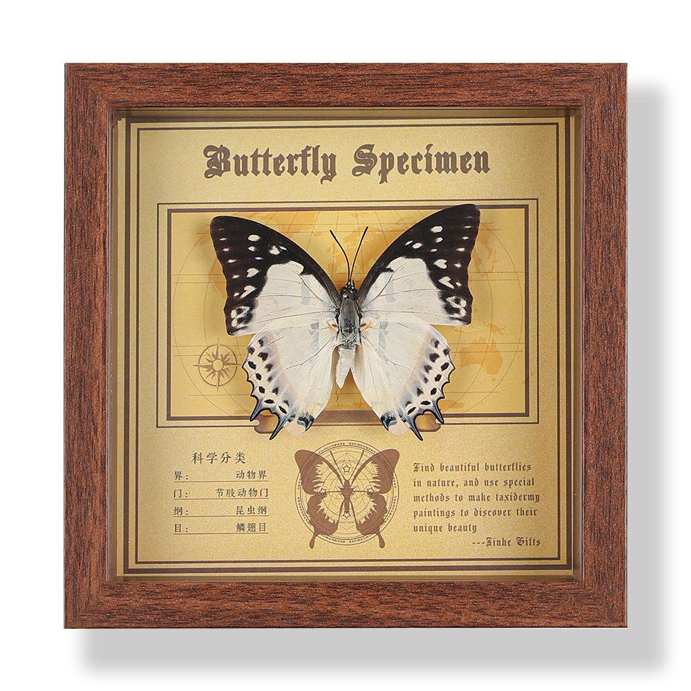Фото рамка с настоящим specimen бабочки, декоративная картина, 3D украшение, ручная работа DIY, подарок на день рождения, specimen насекомого
