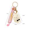 Cute School Bag Pendant Creative Couple KeyChain New Pig Pendant  Men Women