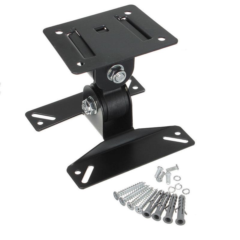 Поворотный настенный кронштейн для плазменного ЖК-телевизора со светодиодной подсветкой и диагональю 14–24 дюйма для VESA 75x75 100x100