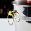 Stainless Steel Ice Bucket for Wine Champagne 2/5L Heavy-Duty Insulated Wine Cooler for Bars Hotels Parties Rust-Proof Thickened Barrel