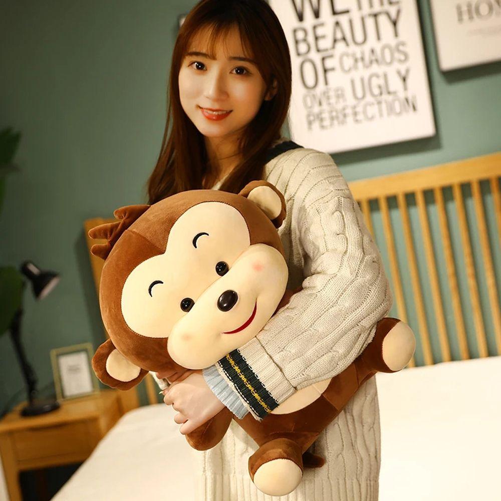 Decoration Stuffed Animals Soft Toy Plush Doll Monkey Plush Toy Scarf Monkey Plush Toy Stuffed Toy