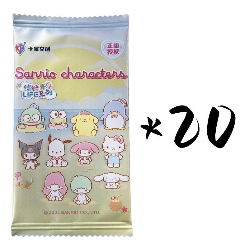 Box Card Sanrio Cute Anime Genuine Authorization Party Plan Characters Kuromi Kitty Melody Collection Children's Gifts