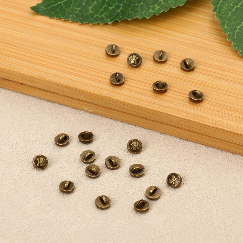 Craft Butterfly Decoration Mini Coat Buttons Clothing Sewing Buckle DIY Doll Clothes Metal Buckles