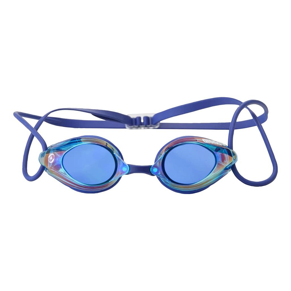 Очки для плавания Arena для унисекс Изумрудный x Зеркальный [Одобрено FINA] Гоночные, [Защита от брызг] Синий, Размер, Линза, Анти-запотевание (Функция Линона) АГЛ-510М