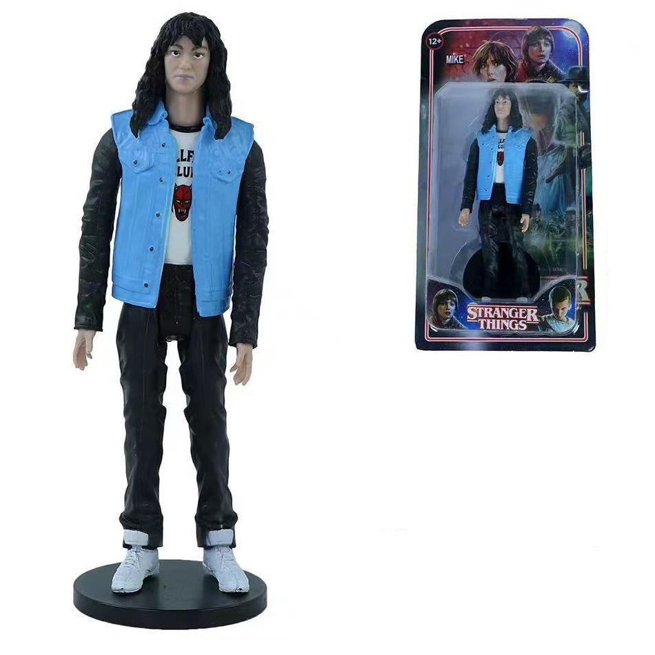Фигурки Stranger Things Одиннадцать Дастин Барб Стив Демогоргон Фигурки Действия Игрушки Коробка ВЕЩИ 8 с Артикулируемой Позой Детализированные Движущиеся Масштаб