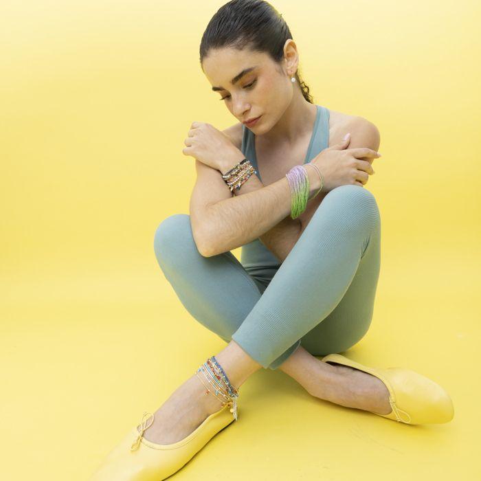 Bracelet - LUXENTER - Rilxi - Argent Sterling 925 - finition or jaune 18K - Préhenite