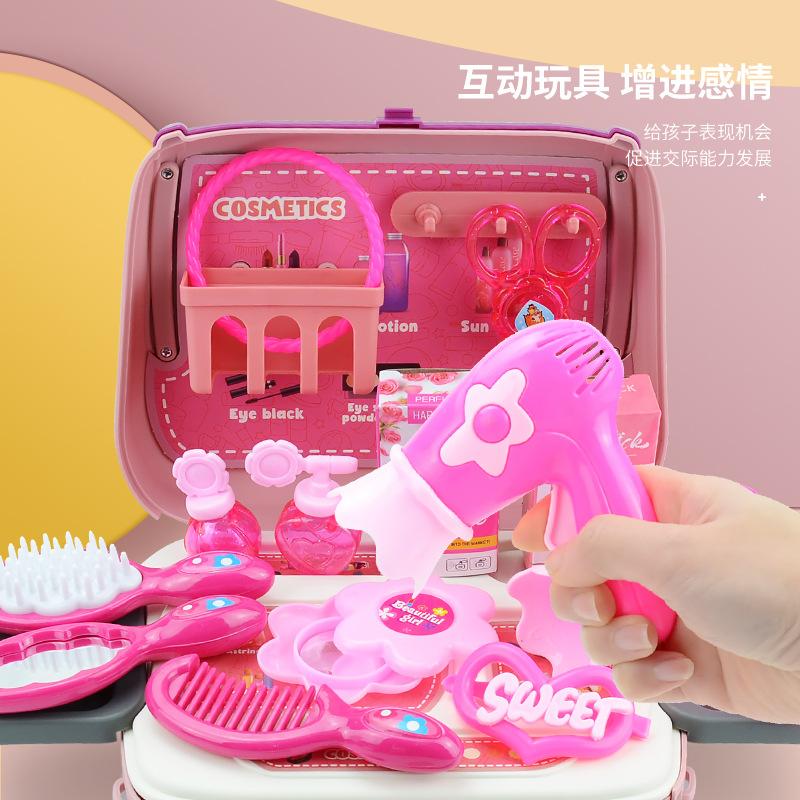 Girls Play House Simulation Food Kitchen Utensils, Baby Kitchen Toy Sets, Children'S Handbag Tools