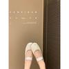 Bowknot Silk Satin Mary Jane Ballet Women's Single Shoes