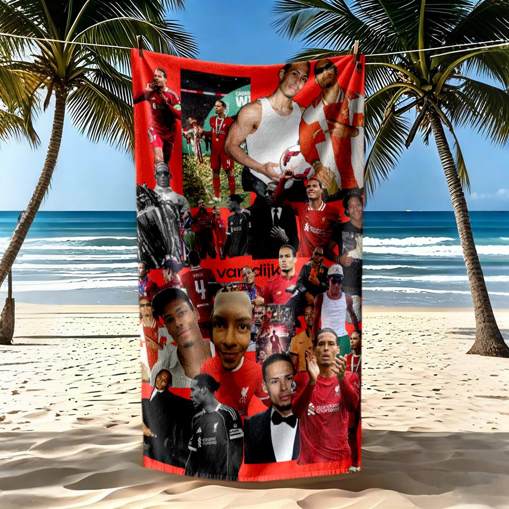 Liverpool Football Club Beach Towel Super Soft Microfiber Quickdry Fabric Comfortable Lightweight