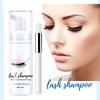 50ml Eyelash Clner Eyelashes Extension Shampoo Brush Foam Lash Clner for Extensions & Natural Lashes Wash Makeup Remover Salon Home Use