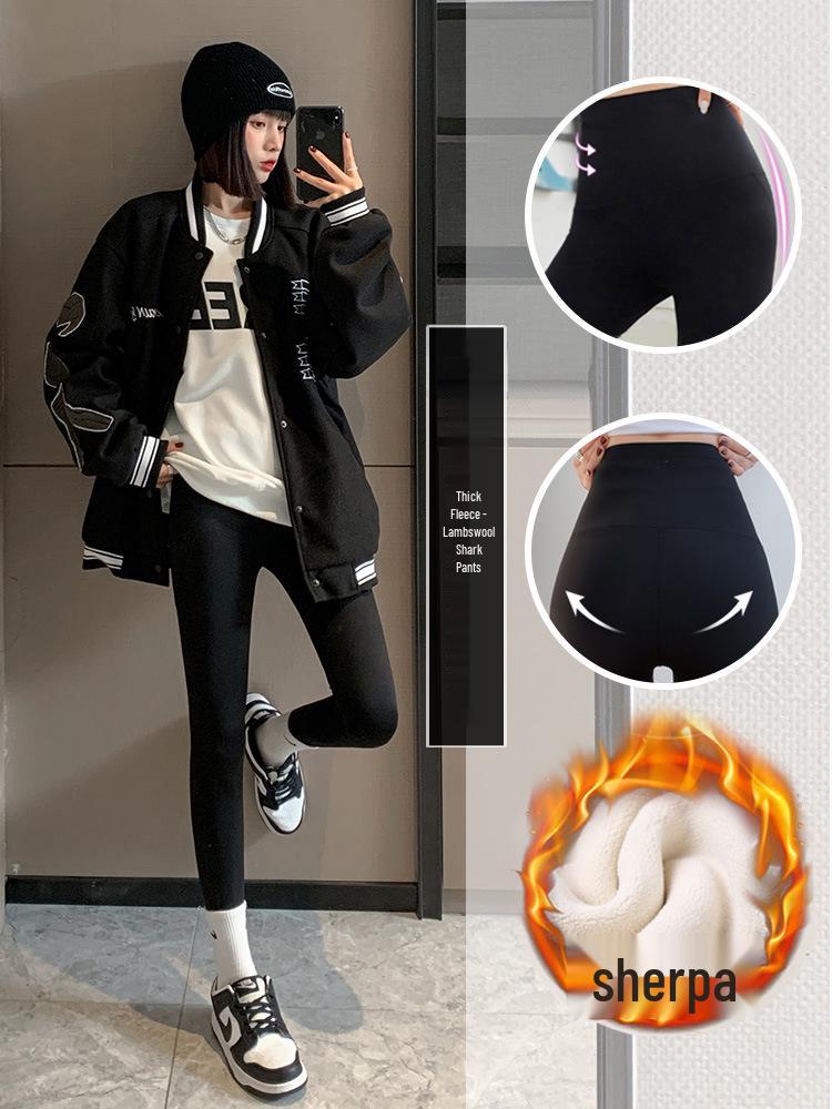 Женские леггинсы для йоги с высокой талией и контролем живота - Летние и весенние бархатные в стиле Барби