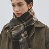 NICK&NICOLE NICOLE MIXED CHECK MUFFLER_BROWN