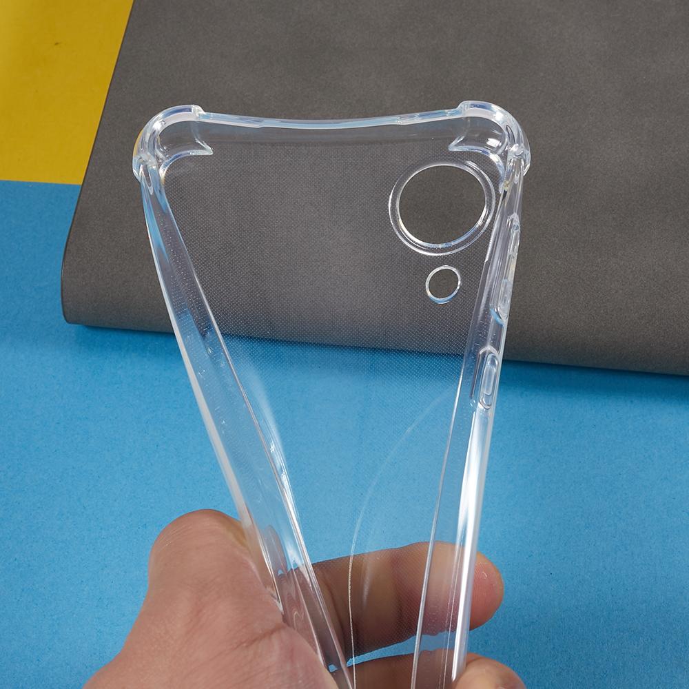 For Samsung Galaxy A03 Core Soft TPU Phone Cover Reinforced Corner Transaparent Case