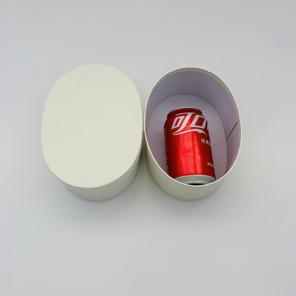 Teacher's Day Kraft Paper Gift Box: Transparent Oval Cookie & Candy Baking Packaging Box