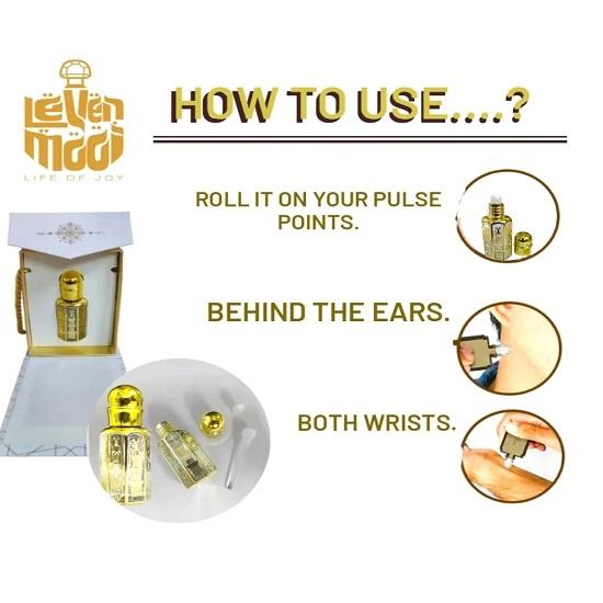 Levenmooi Arabian Jasmine Attar Suitable For Daily Uses Occasions & Parties Long lasting