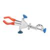Lab Instrument Double Regulator Chemical Flask Clamp Steel Retort Stand Condenser Holder(big)
