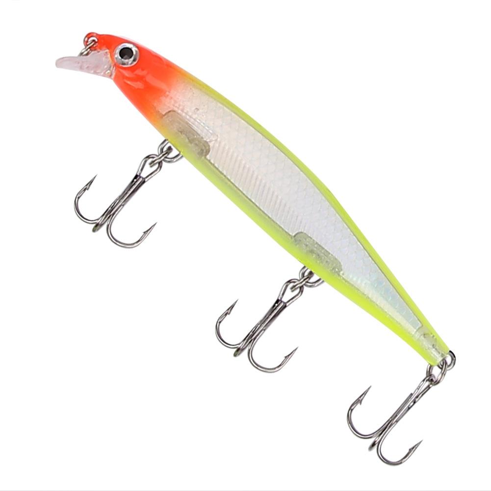 HENG JIA 11CM Vivid Lures искусственная приманка для ловли пескаря с крючками