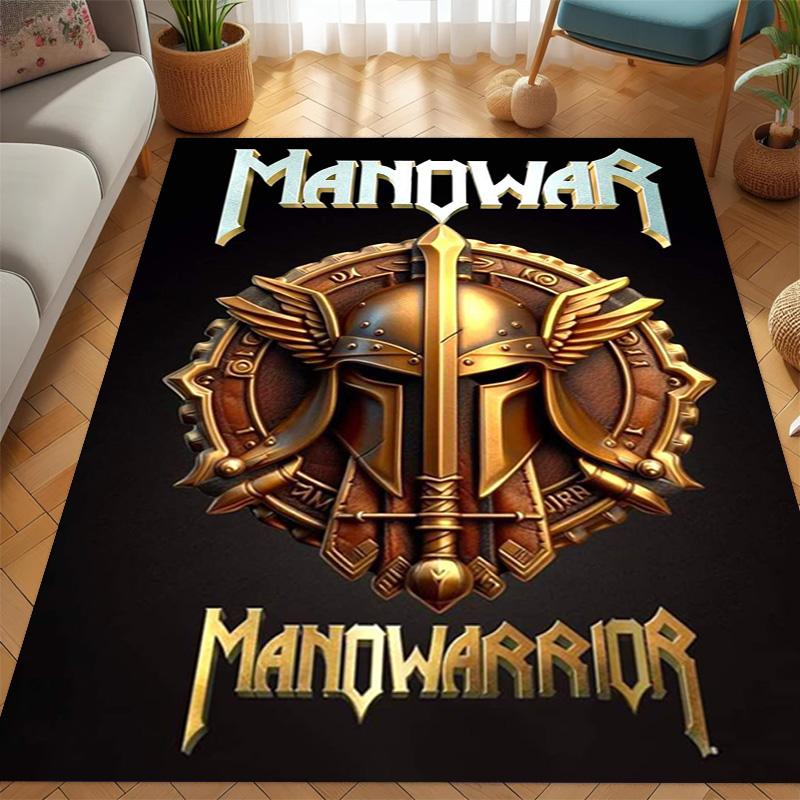 Manowar: Warrior's Fury carpet Home Decor printing Doormat Office chair cushion Bathroom mat