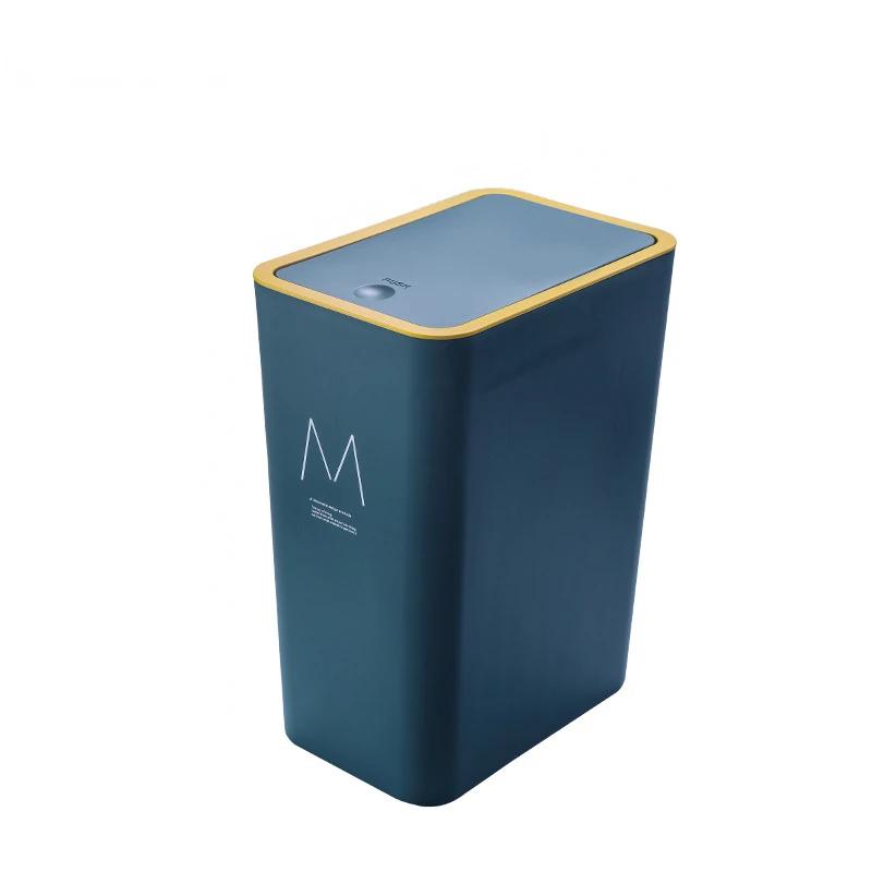 10 л 15 л Nordic Туалет Мусорное ведро Бытовая с крышкой Кухня Классификация Пресс-типа Ванная Гостиная Прямоугольный мусорный бак