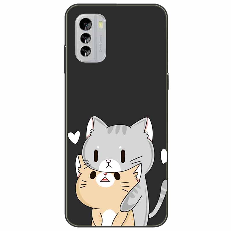 Чехол для Nokia G21 G11 Capa Силиконовый Крутые Коты Тигр TPU Бампер Защита Мягкие Черные Чехлы для Nokia G 11 NokiaG21 G 21 Модный