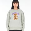 ASTRAL PROJECTION Oversized Drop Shoulder New Beardoll 2 Sweatshirt_Mint