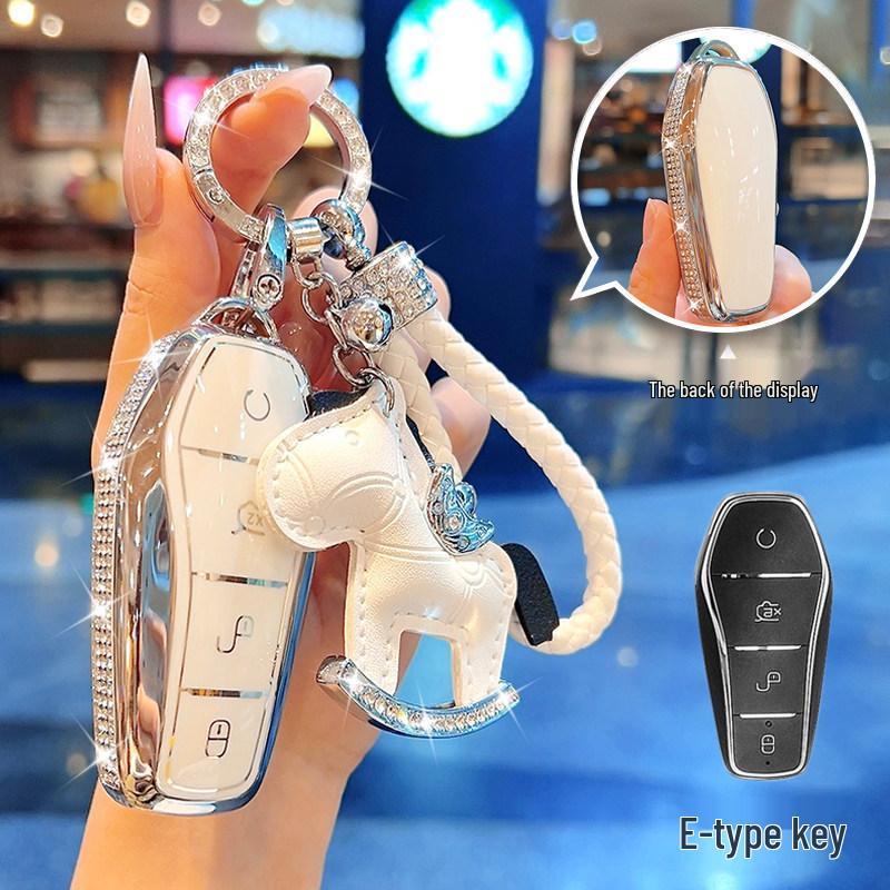 Чехол для ключа BYD Dolphin и модели Han, Qin Plus DMI, Song L, Kou Pro, Yuan, Tang, Seagull EV, Destroyer 05, Seal 06