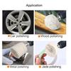 10Pcs Cotton Polishing Wheel Kit For Drill, Buffing Wheels For Aluminum Polish, Chrome,Stainless Steel,Metal,Car Detailing Drill Polishing Kit With