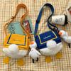 Korean Cute Duck Canvas Shoulder & Crossbody Bag for Women