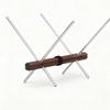 StormDragon Portable Black Walnut Firewood Storage Rack