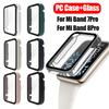 PC Case Glass for Xiaomi Mi Band 8 Pro 7 Pro Smart Band Bumper Protector Frame Full Cover Glass for Xiaomi Mi Band 7 8pro Case