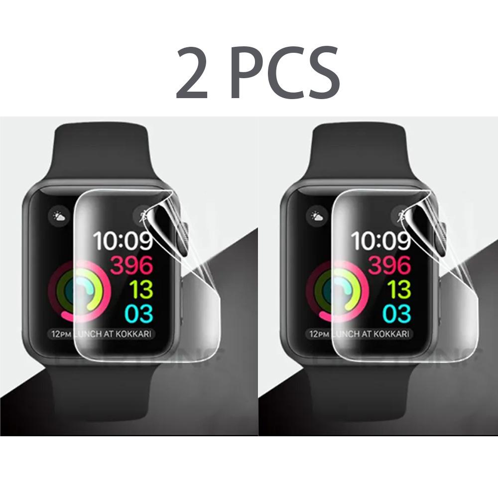 Защитный чехол и гидрогелевая пленка для экрана для всех серий Apple Watch