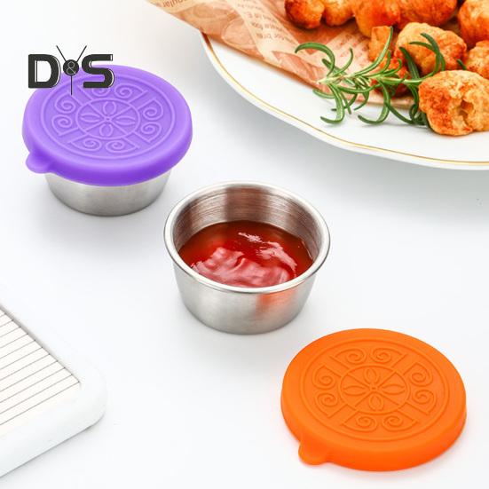 1 комплект, 40 мл, большая вместительная чашка для соуса, штабелируемая, практичная, для кемпинга, ужина, портативная чашка для соуса для салата